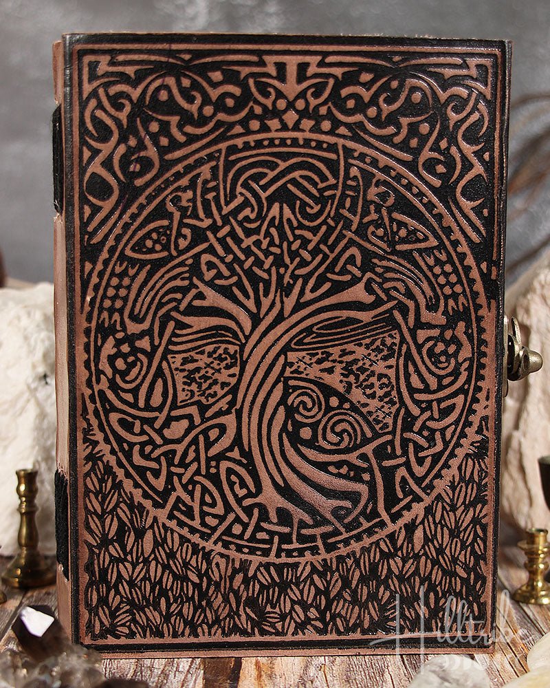 Tree of Life Leather Journal from Hilltribe Ontario