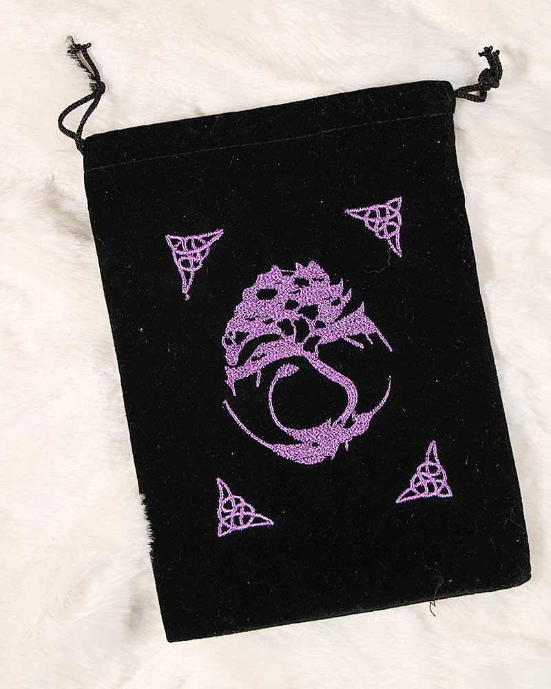 Tree of Life Velvet Tarot/Oracle Bag from Hilltribe Ontario