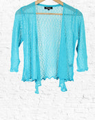 Turquoise Open Tie Cardigan from Hilltribe Ontario