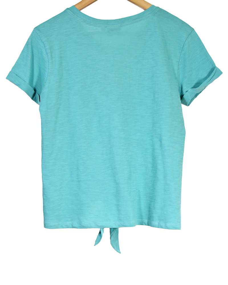 Turquoise Organic Cotton Tie Top from Hilltribe Ontario