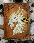 Two Tone Dragon Leather Journal from Hilltribe Ontario