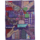 Vintage Recycled Sari Tapestry from Hilltribe Ontario