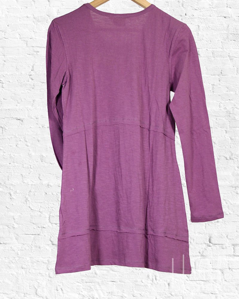 Violet Organic Cotton Tessa Tunic from Hilltribe Ontario